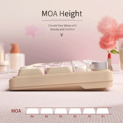 【NEW】FURYCUBE IP98 Foudation Office Keyboard, 98 Keys with Knob Wired/Wireless Cute Classic Keyboard with Number Pad, Custom Mechanical Feel Keyboard, RGB Backlit Work/Office/Gaming Silent Keyboard, Quiet Typing, Mothersdaygift