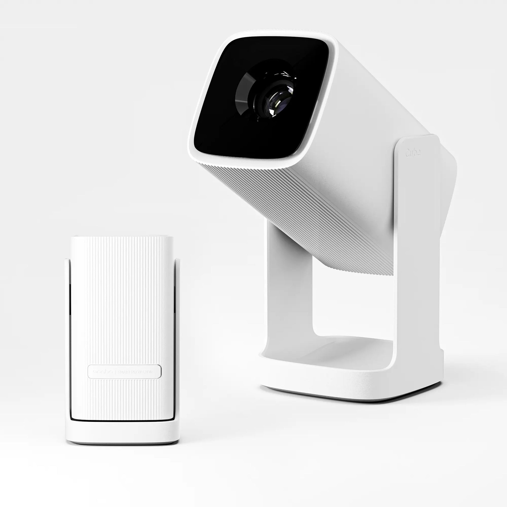 [US Warehouse] REAL Android TV OS, Smart Projector, 4K, 2600 Lumens, Home Theater with Dolby Sound, 2.4G/5G Wi-Fi & Bluetooth, Compatible with Games Consoles & Smartphone, Indoor & Outdoor Use, 1080P Supported, Wanbo Cube 1, 200 ISO Lumens Tiktokshopsprin
