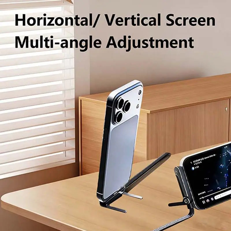 Invisible Holder Charger Cable with Stand, 240W Super Fast Charging 2-In-1 Fast Charging Cord & Phone Stand for Gaming, Office, Car Travel, Compatible with Type-C Charging Cable Black